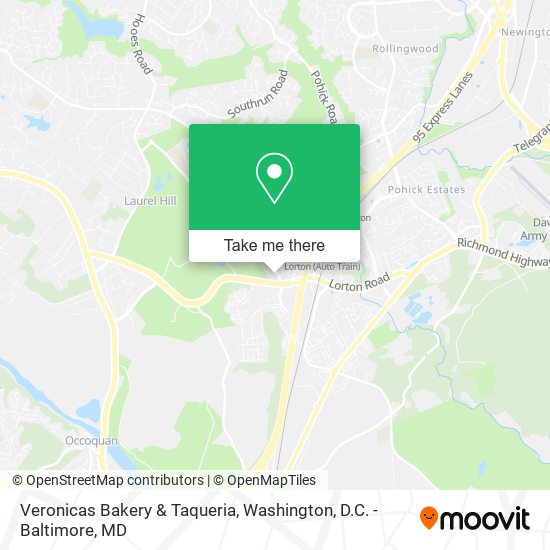 Mapa de Veronicas Bakery & Taqueria