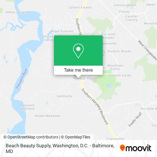 Beach Beauty Supply map