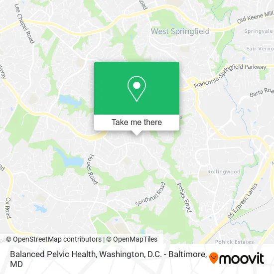 Balanced Pelvic Health map