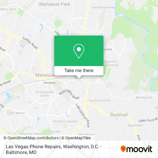 Las Vegas Phone Repairs map