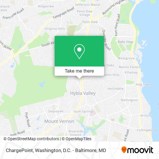 ChargePoint map