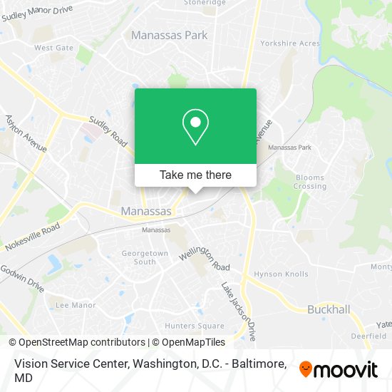 Vision Service Center map