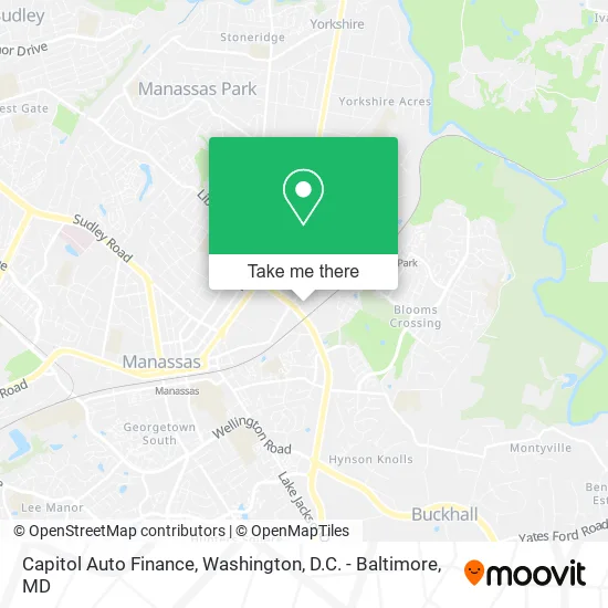 Capitol Auto Finance map