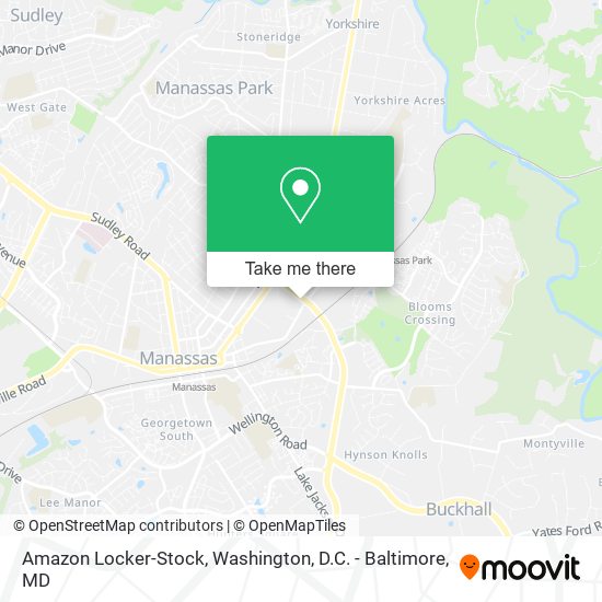 Amazon Locker-Stock map