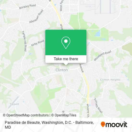 Paradise de Beaute map