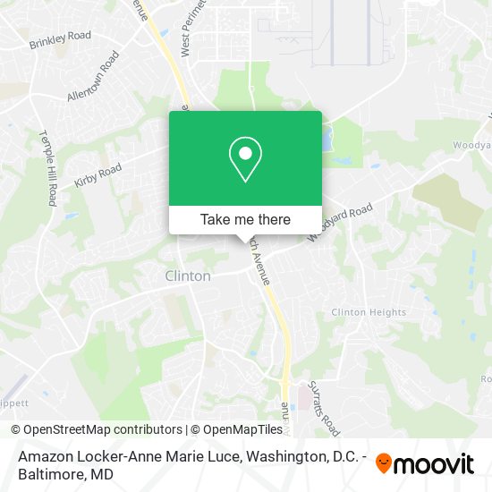 Amazon Locker-Anne Marie Luce map