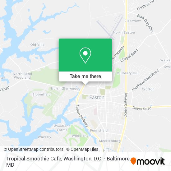 Mapa de Tropical Smoothie Cafe