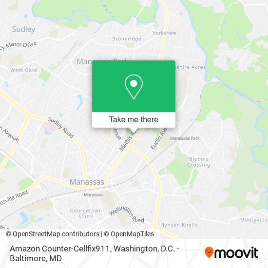 Amazon Counter-Cellfix911 map