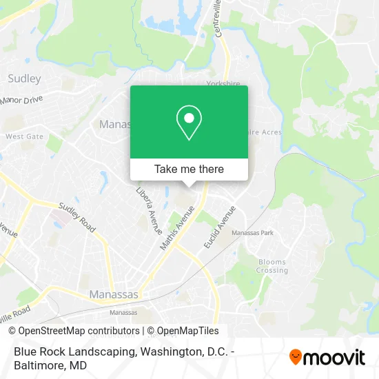 Blue Rock Landscaping map