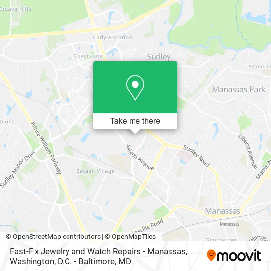 Fast-Fix Jewelry and Watch Repairs - Manassas map