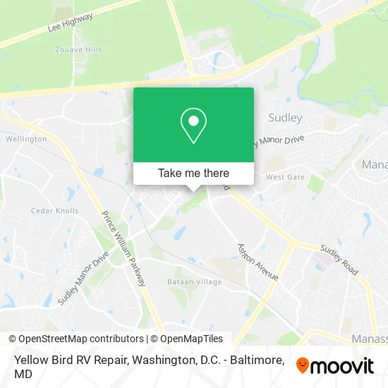 Yellow Bird RV Repair map