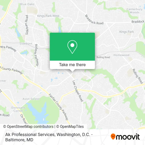 Ak Professional Services map