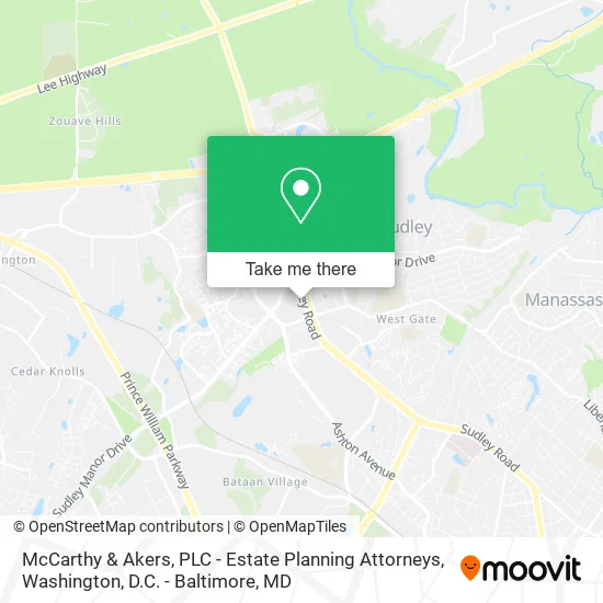 McCarthy & Akers, PLC - Estate Planning Attorneys map