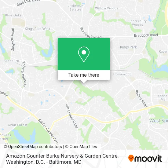 Amazon Counter-Burke Nursery & Garden Centre map