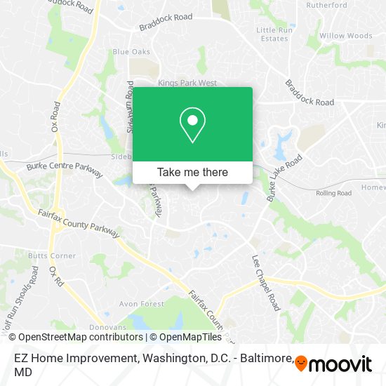 EZ Home Improvement map