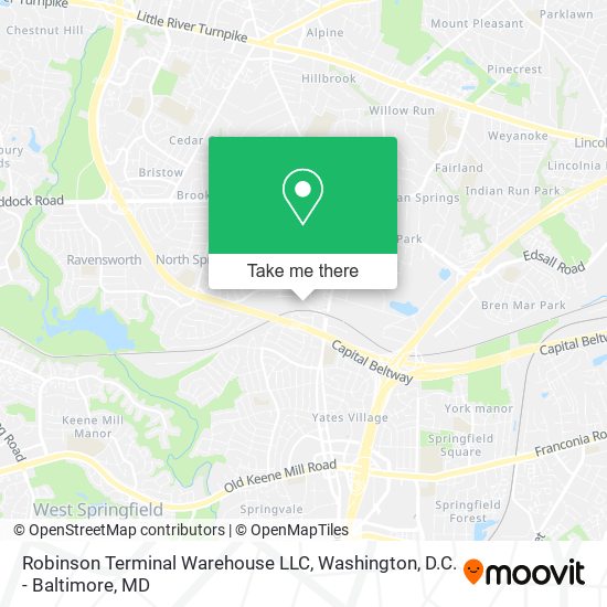 Robinson Terminal Warehouse LLC map
