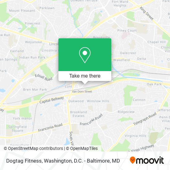 Dogtag Fitness map