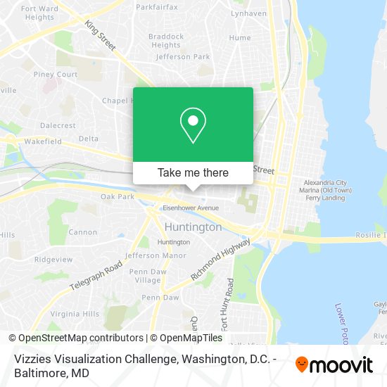 Vizzies Visualization Challenge map