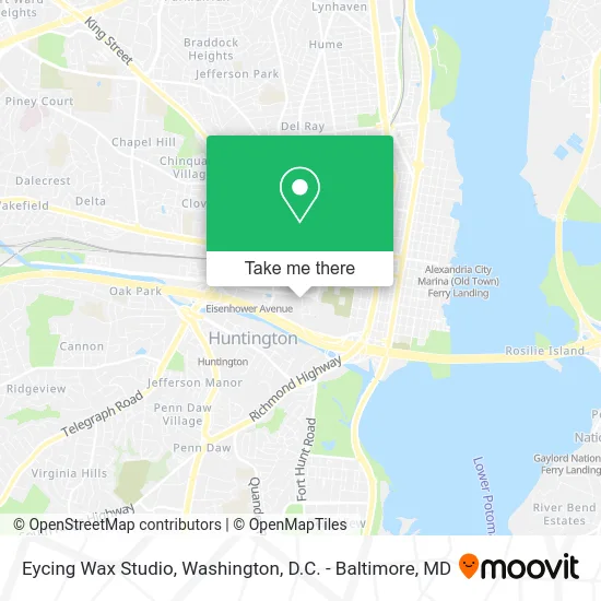 Eycing Wax Studio map