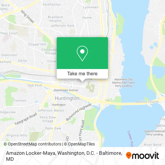 Amazon Locker-Maya map
