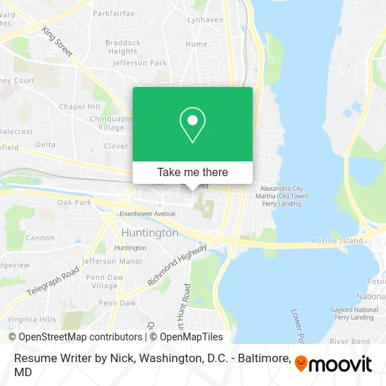 Resume Writer by Nick map