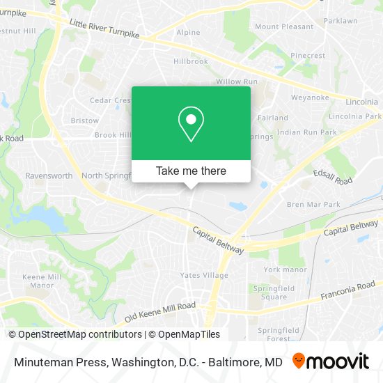 Mapa de Minuteman Press