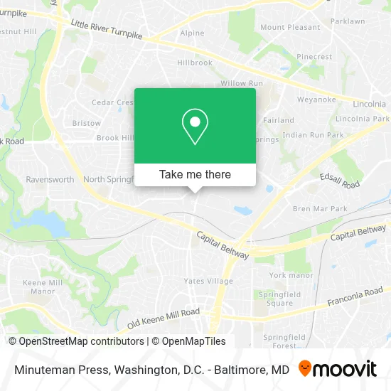 Minuteman Press map