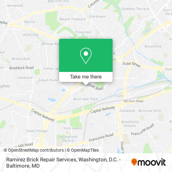 Ramirez Brick Repair Services map