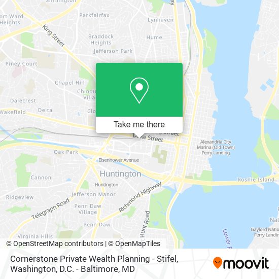 Cornerstone Private Wealth Planning - Stifel map