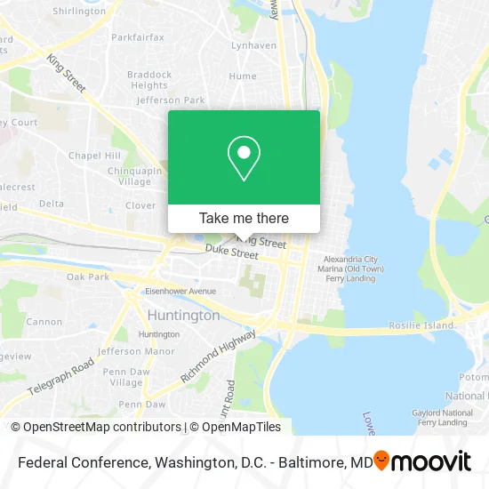 Federal Conference map