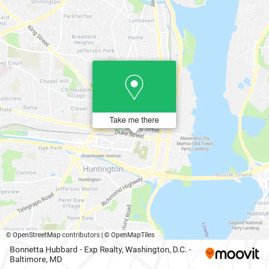 Bonnetta Hubbard - Exp Realty map