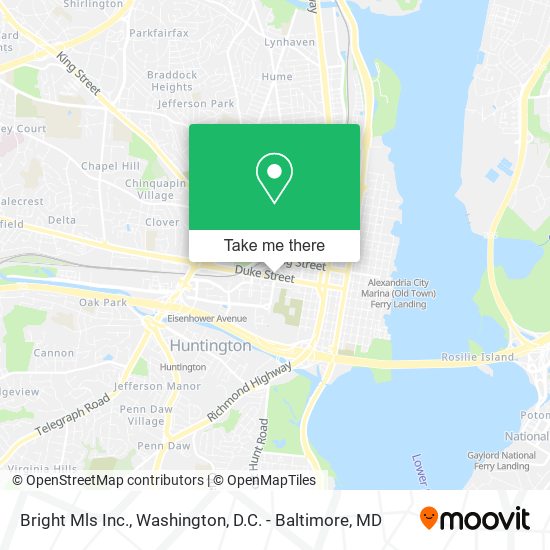 Bright Mls Inc. map