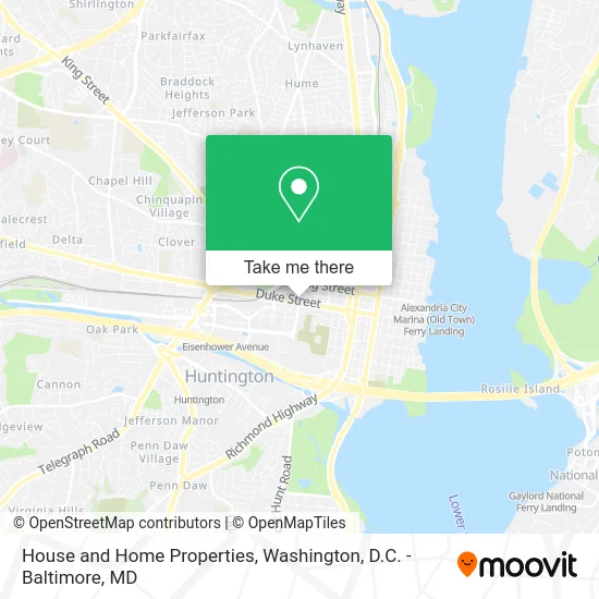 House and Home Properties map