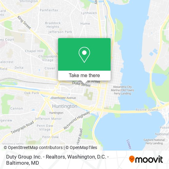 Duty Group Inc. - Realtors map