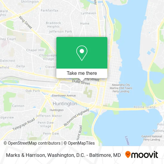 Marks & Harrison map