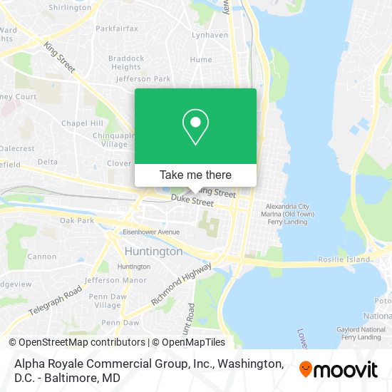 Alpha Royale Commercial Group, Inc. map