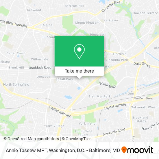 Annie Tassew MPT map