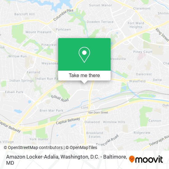 Amazon Locker-Adalia map