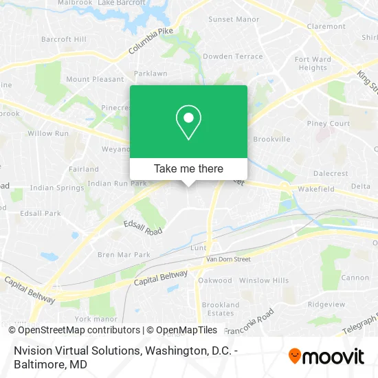 Nvision Virtual Solutions map