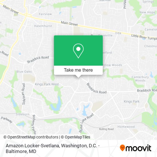 Mapa de Amazon Locker-Svetlana