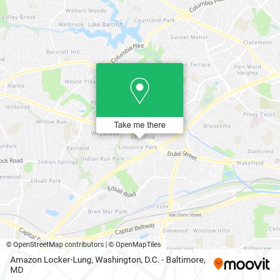 Mapa de Amazon Locker-Lung