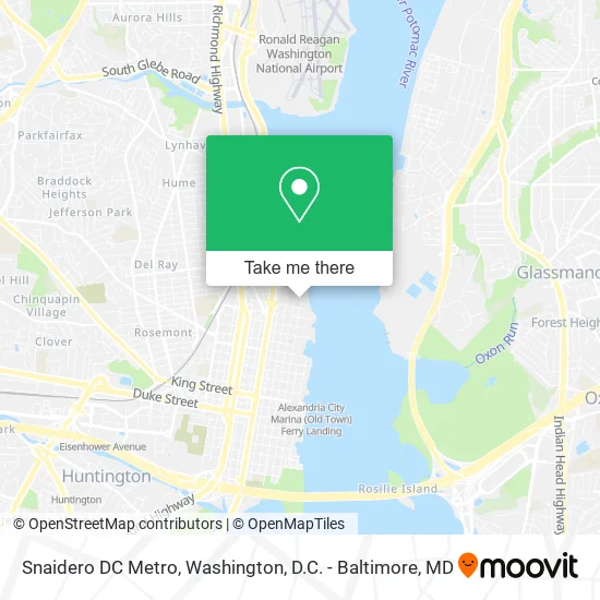 Snaidero DC Metro map