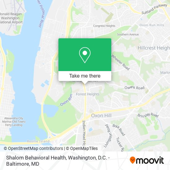 Mapa de Shalom Behavioral Health