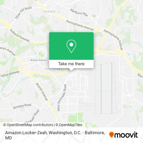 Mapa de Amazon Locker-Zeah