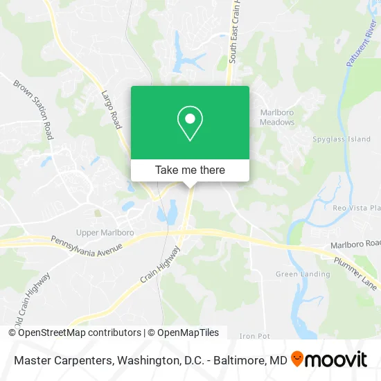 Master Carpenters map