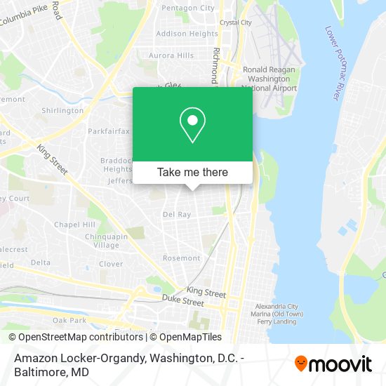 Amazon Locker-Organdy map