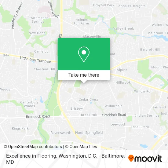 Excellence in Flooring map