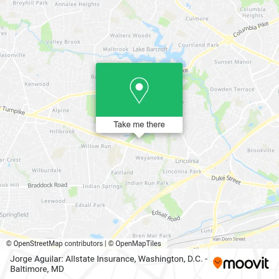 Jorge Aguilar: Allstate Insurance map