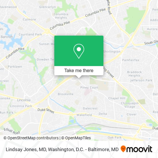 Mapa de Lindsay Jones, MD