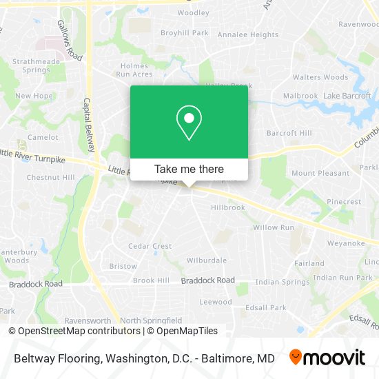 Beltway Flooring map